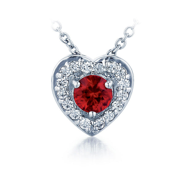 Ruby and Diamond Pendant