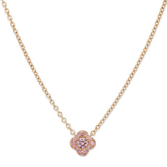 Argyle Pink Diamond Heart Layering Necklace — All The Brilliants
