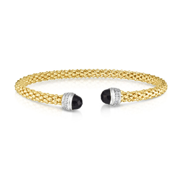 Phillip Gavriel Onyx Popcorn Cuff