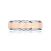 Tacori Rose Gold Gentlemen's Wedding Band