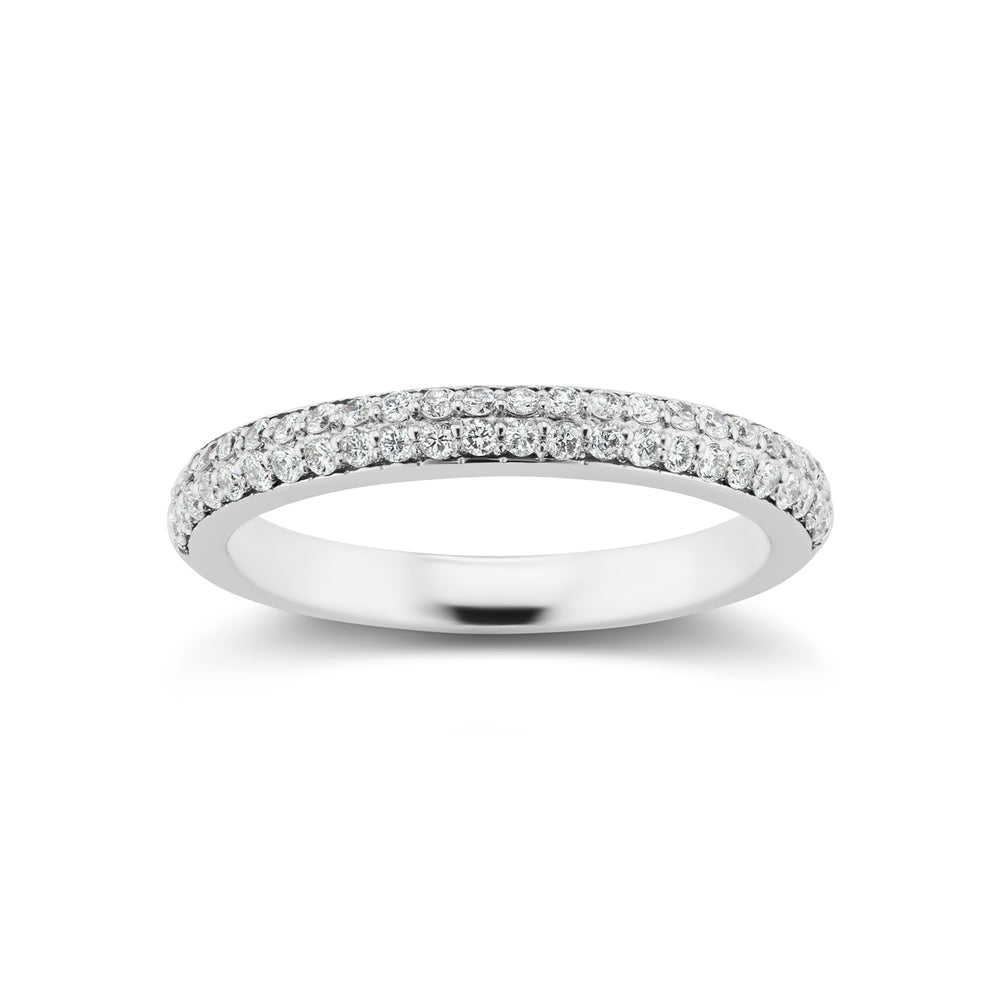 Barmakian Pave Set Diamond Band