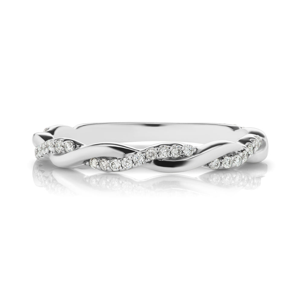 Barmakian Diamond Braided Band