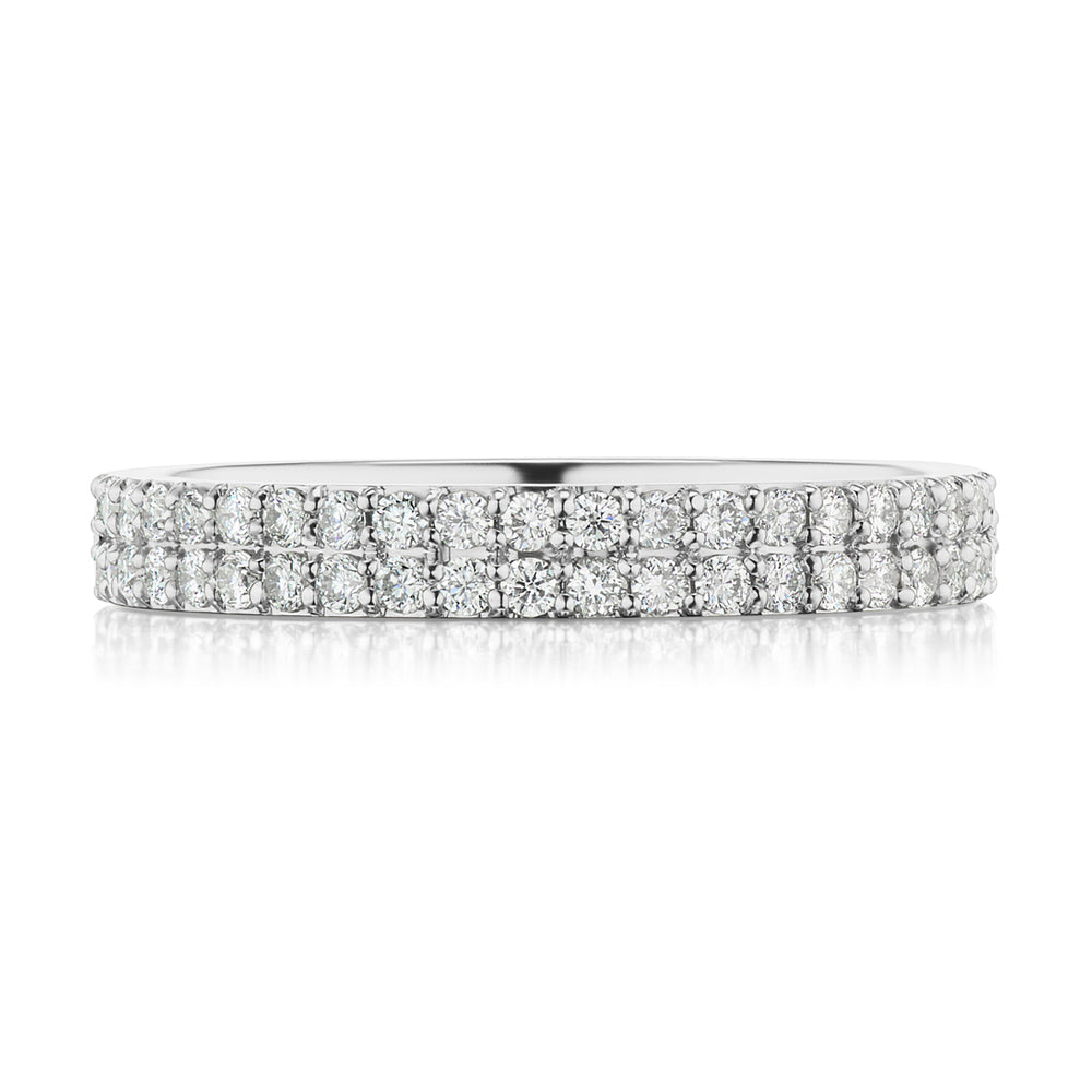 Barmakian Double Row Diamond Band