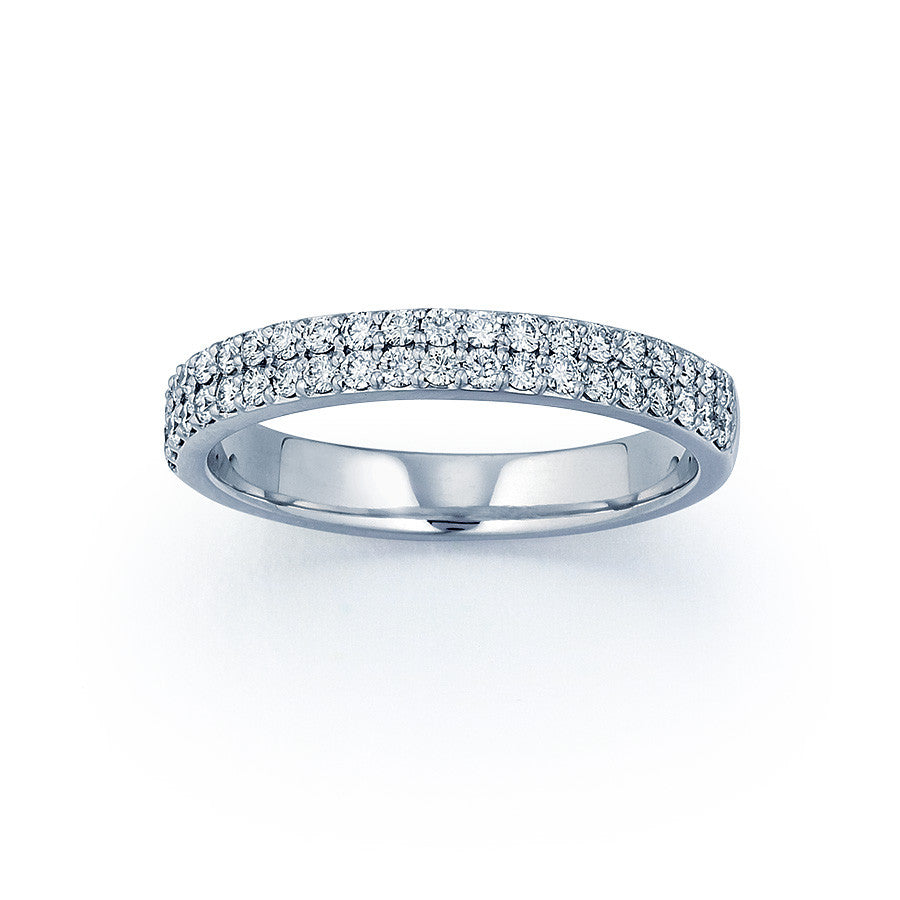 Barmakian Double Row Diamond Band