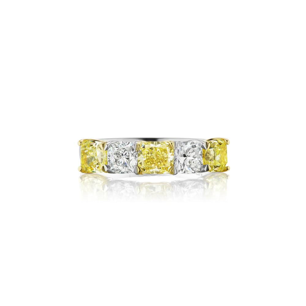 Barmakian Yellow Diamond Band