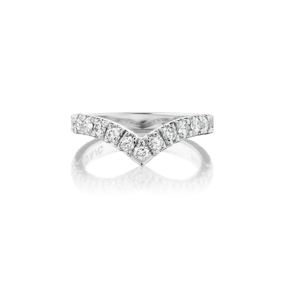 Barmakian Contoured Diamond Band