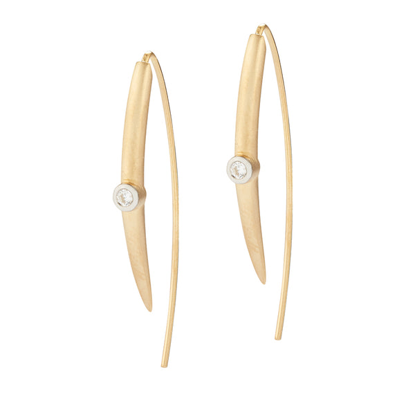 I. Reiss Diamond Bow Earrings