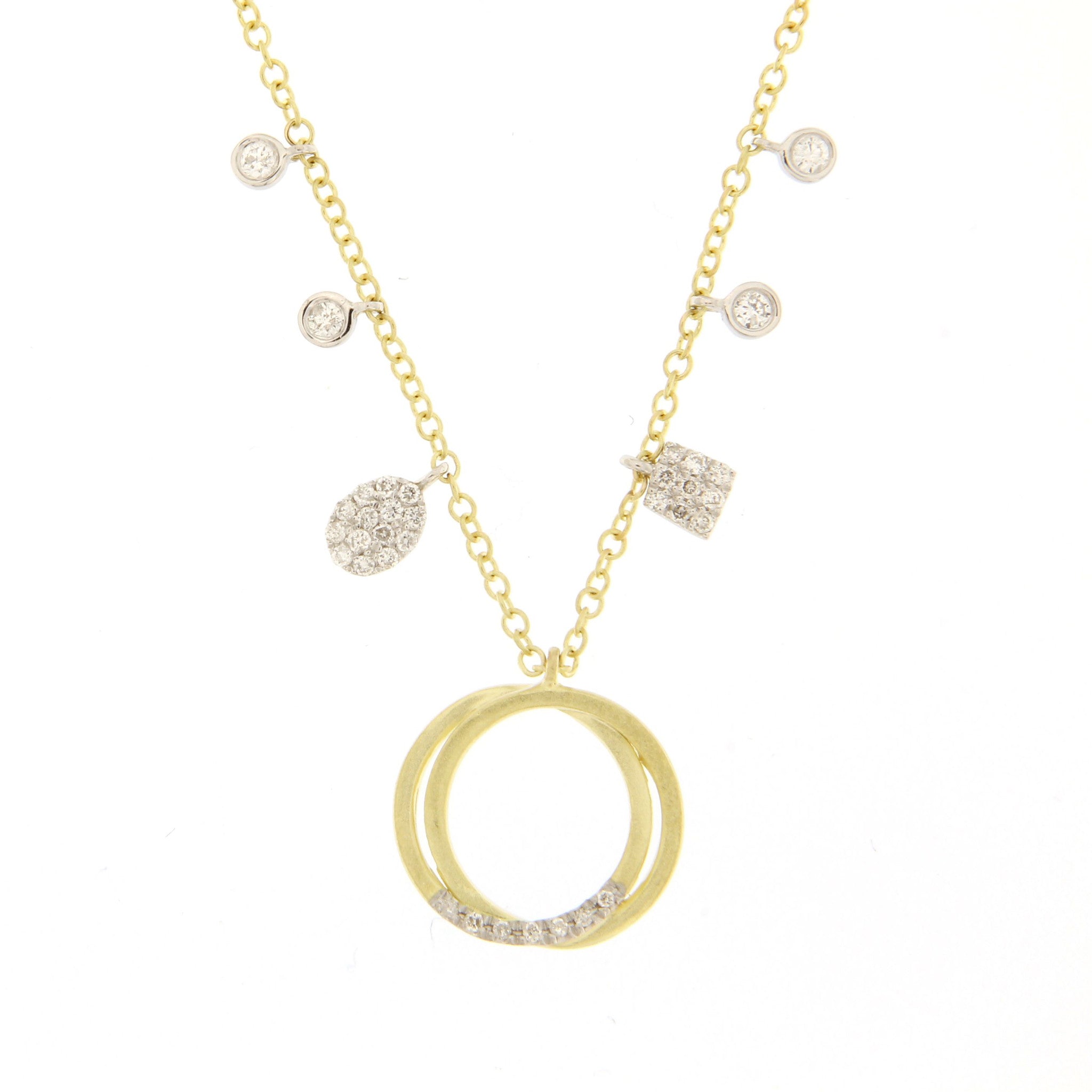 Meira T Open Circle Diamond Pendant