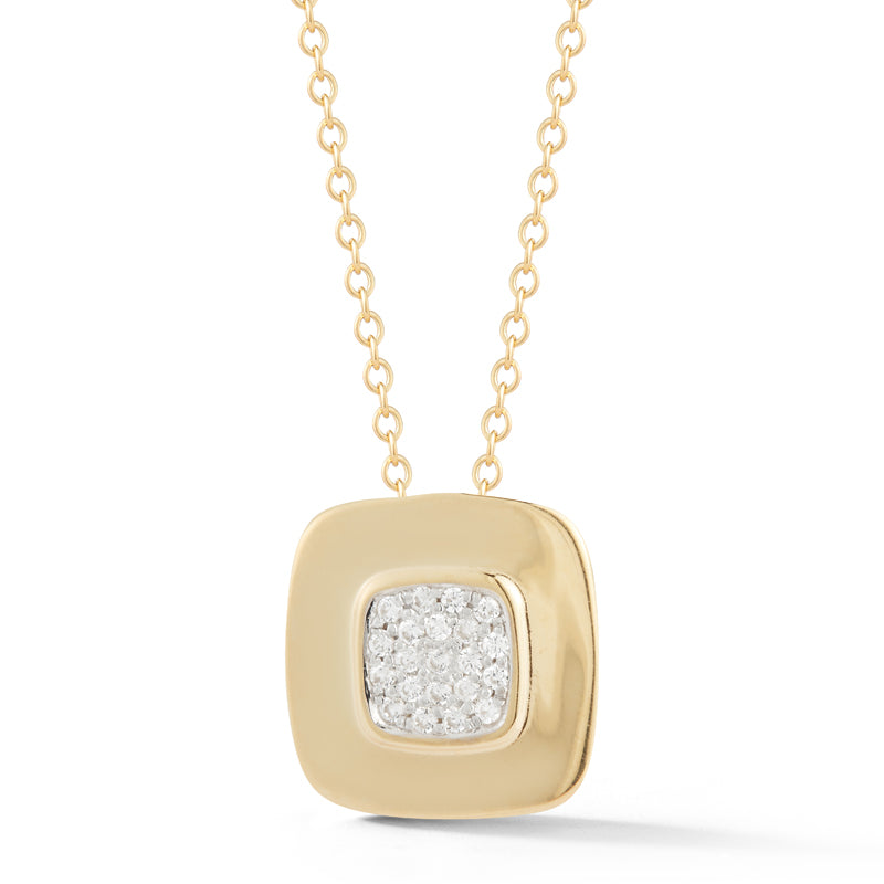 I. Reiss Square Shape Diamond Pendant