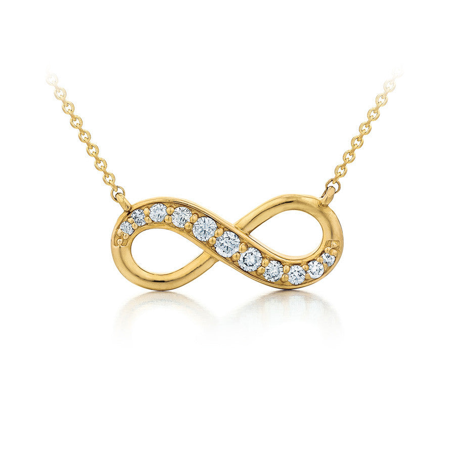 Diamond Infinity Necklace