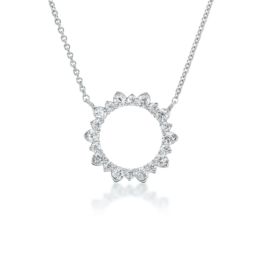 Diamond Circle Pendant