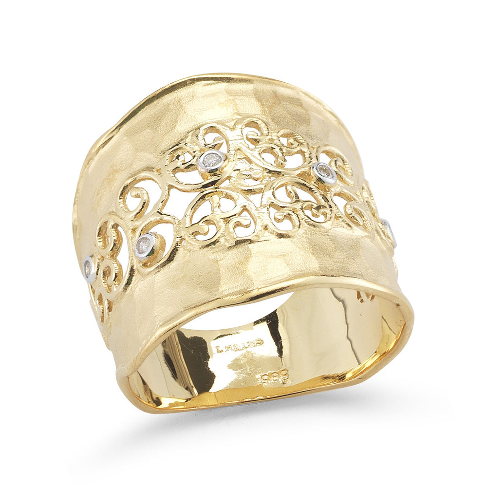 I. Reiss Wide Diamond Ring