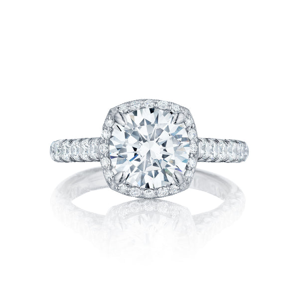 Tacori Petite Crescent Diamond Engagement Ring