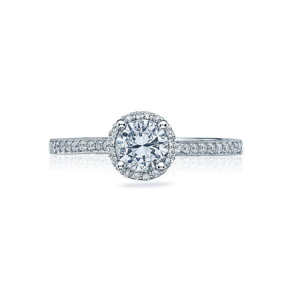 Tacori Sculpted Crescent Diamond Engagement Ring