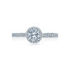 Tacori Sculpted Crescent Diamond Engagement Ring