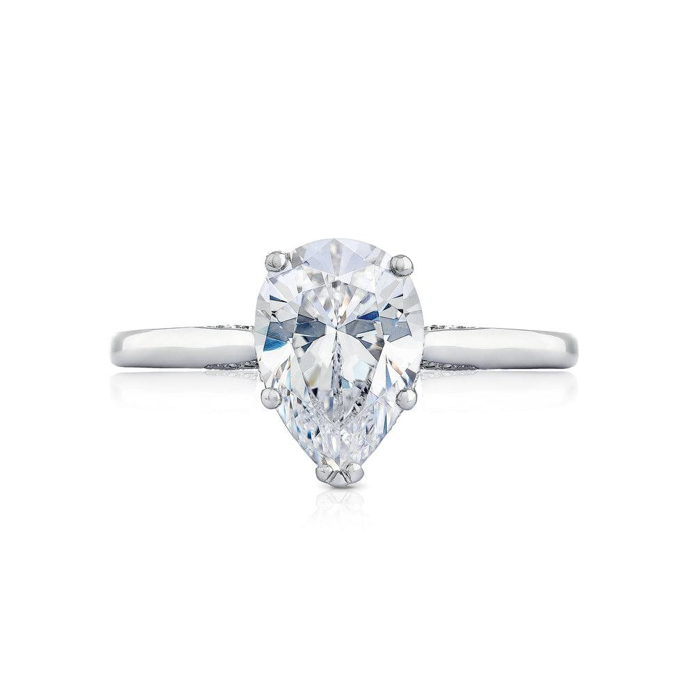 Simply Tacori Pear Shape Diamond Engagement Ring