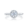 Tacori Sculpted Crescent Diamond Engagement Ring