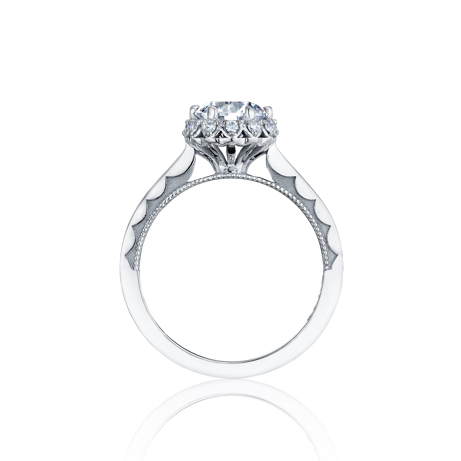 TACORI Sculpted Crescent Diamond Engagement Ring