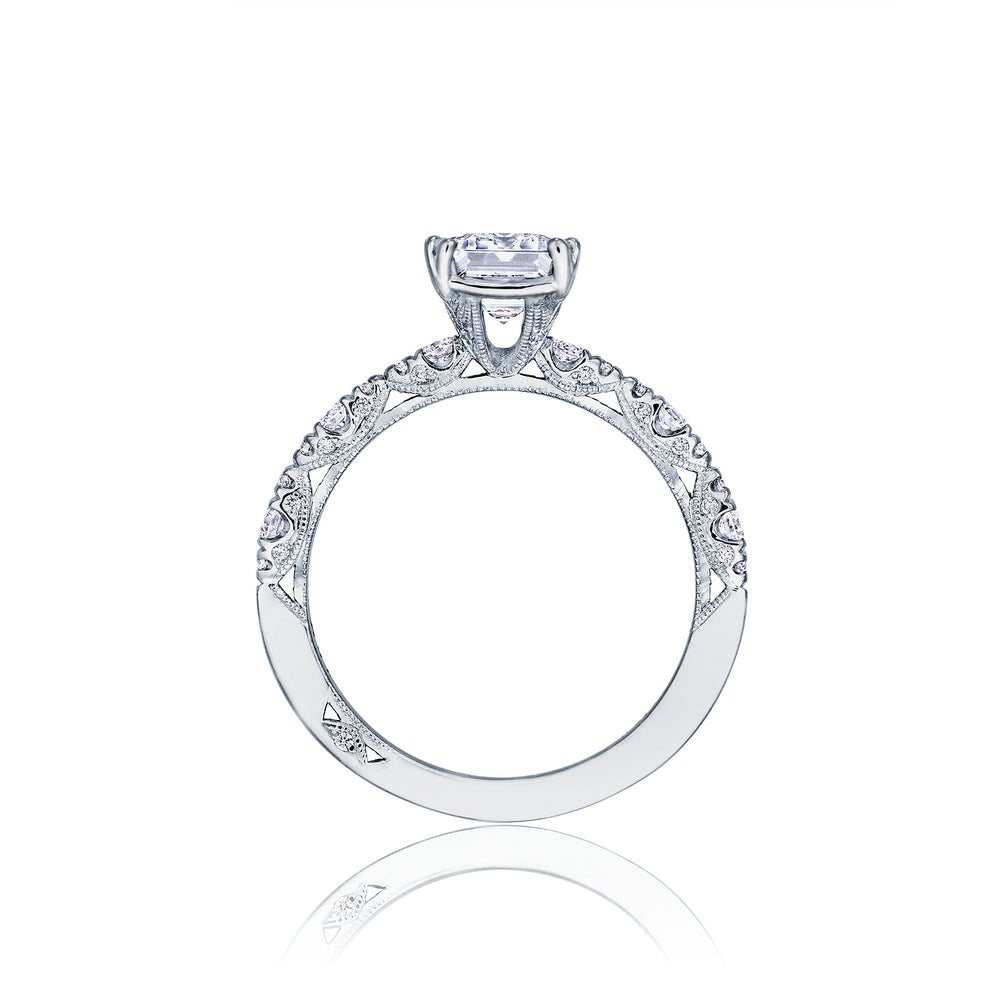 TACORI Oval Petite Crescent Diamond Engagement Ring