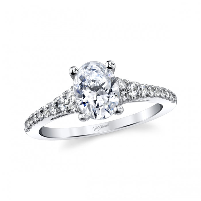 Coast Diamond Oval Engagement Ring