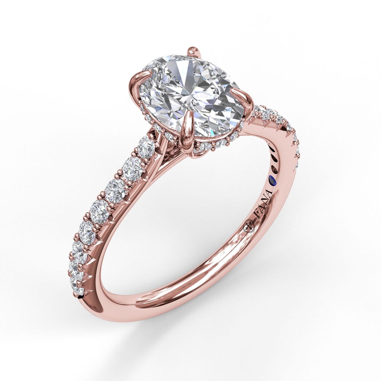 FANA Oval Diamond Engagement Ring