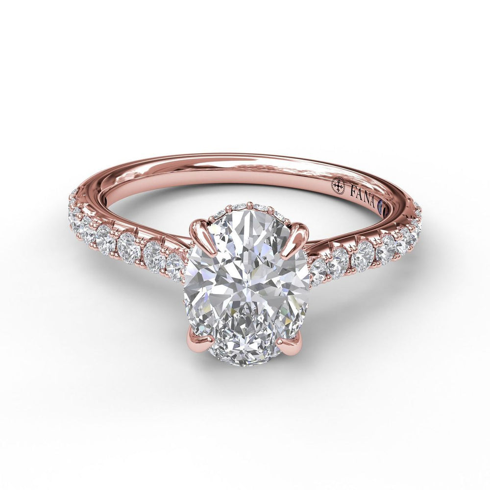 FANA Oval Diamond Engagement Ring