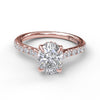 Fana Oval Diamond Engagement Ring