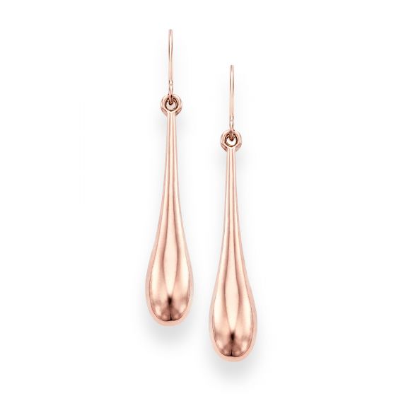 Rose Gold Teardrop Earrings