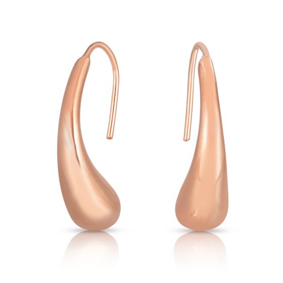 Rose Gold Teardrop Earrings