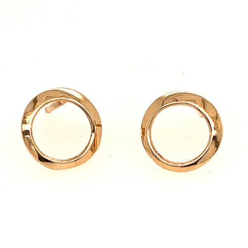 Tom Kruskal Open Circle Stud Earrings