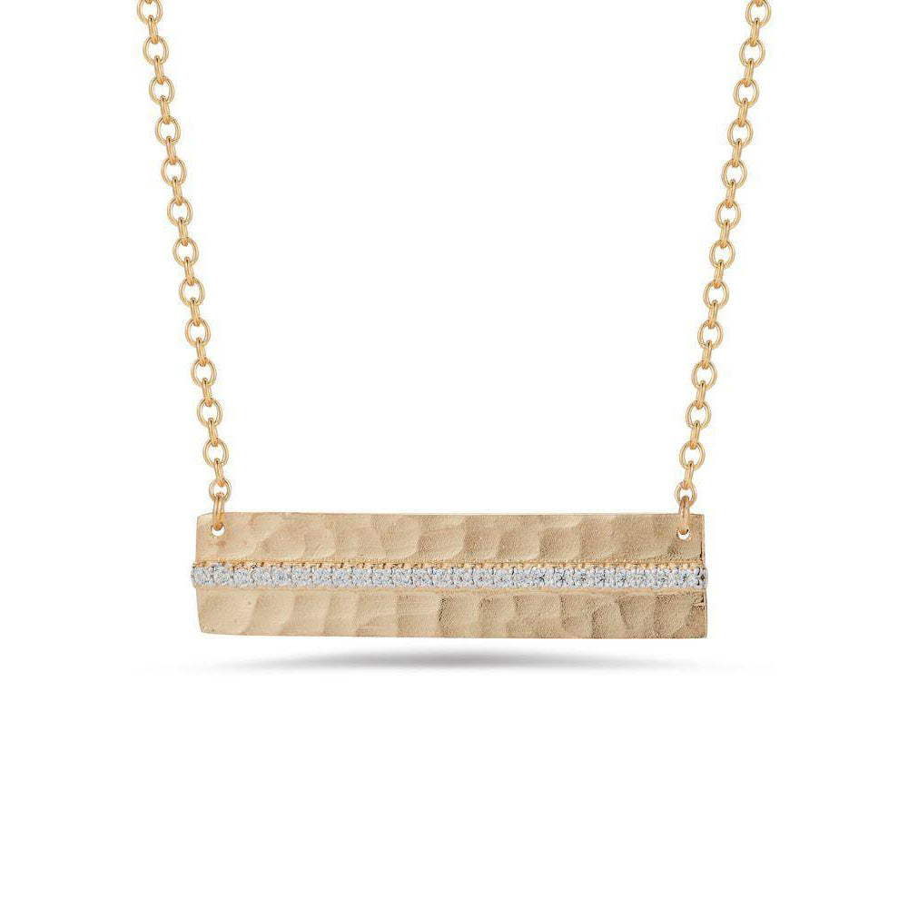 I. Reiss Diamond Bar Necklace