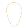 Yellow Gold Paperclip Necklace