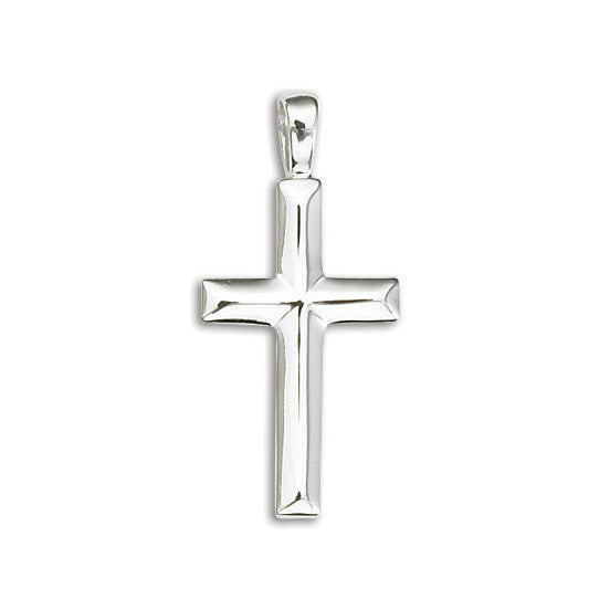 Medium Angled High Polished Cross