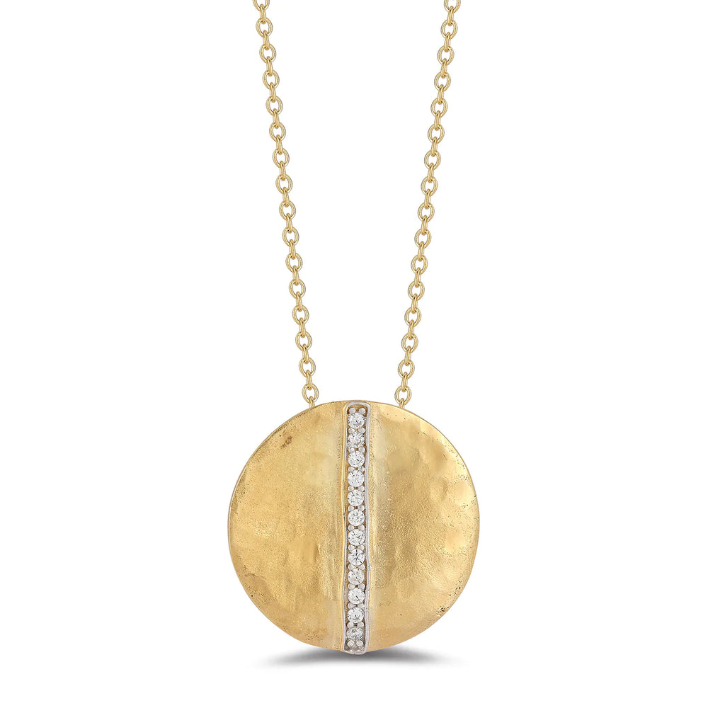 I. Reiss Diamond Circle Pendant