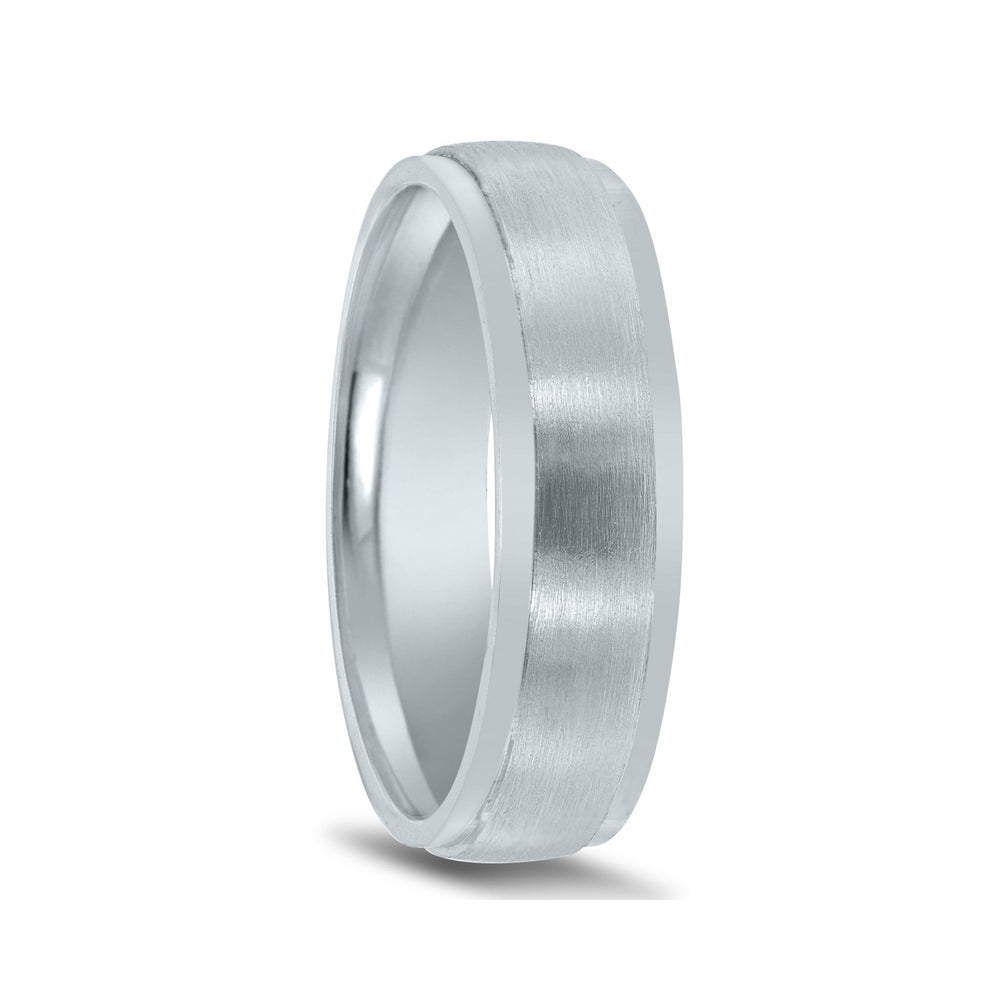 Novell Frost Finish Wedding Band