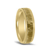 Novell Hammered Finish Wedding Band