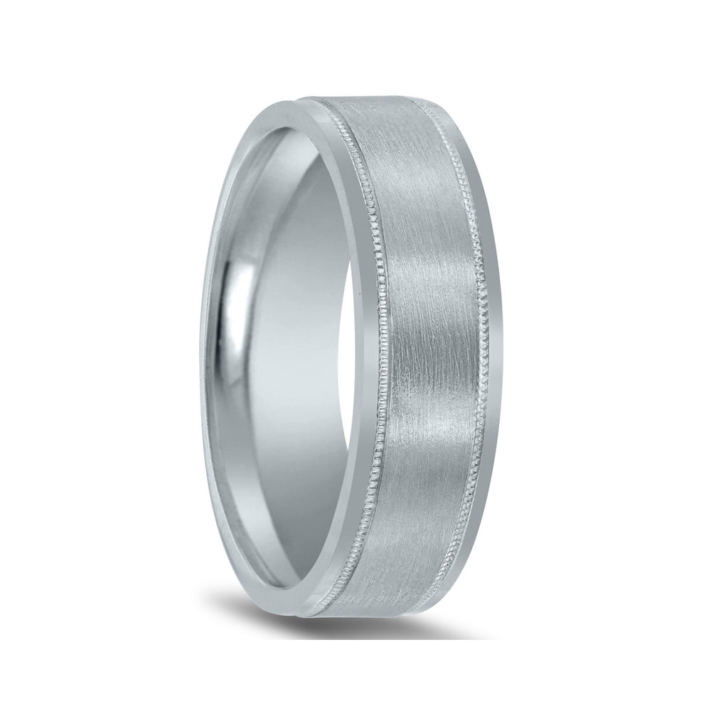 Novell Satin Finish and Milgain Wedding Band