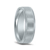 Novell Satin Finish and Milgain Wedding Band