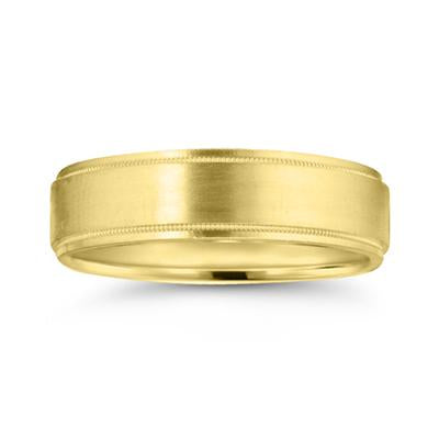 Novell Satin Finish and Milgain Wedding Band