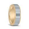 Novell Brushed Finish Wedding Band