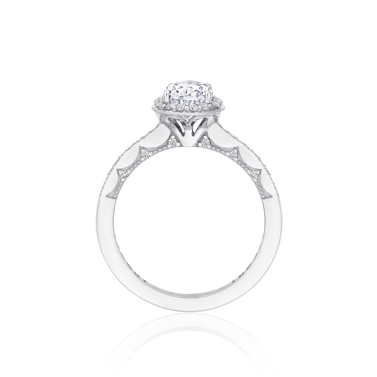 TACORI Coastal Crescent Pear Shape Diamond Engagement Ring