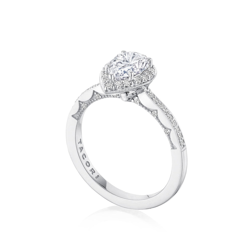 TACORI Coastal Crescent Pear Shape Diamond Engagement Ring