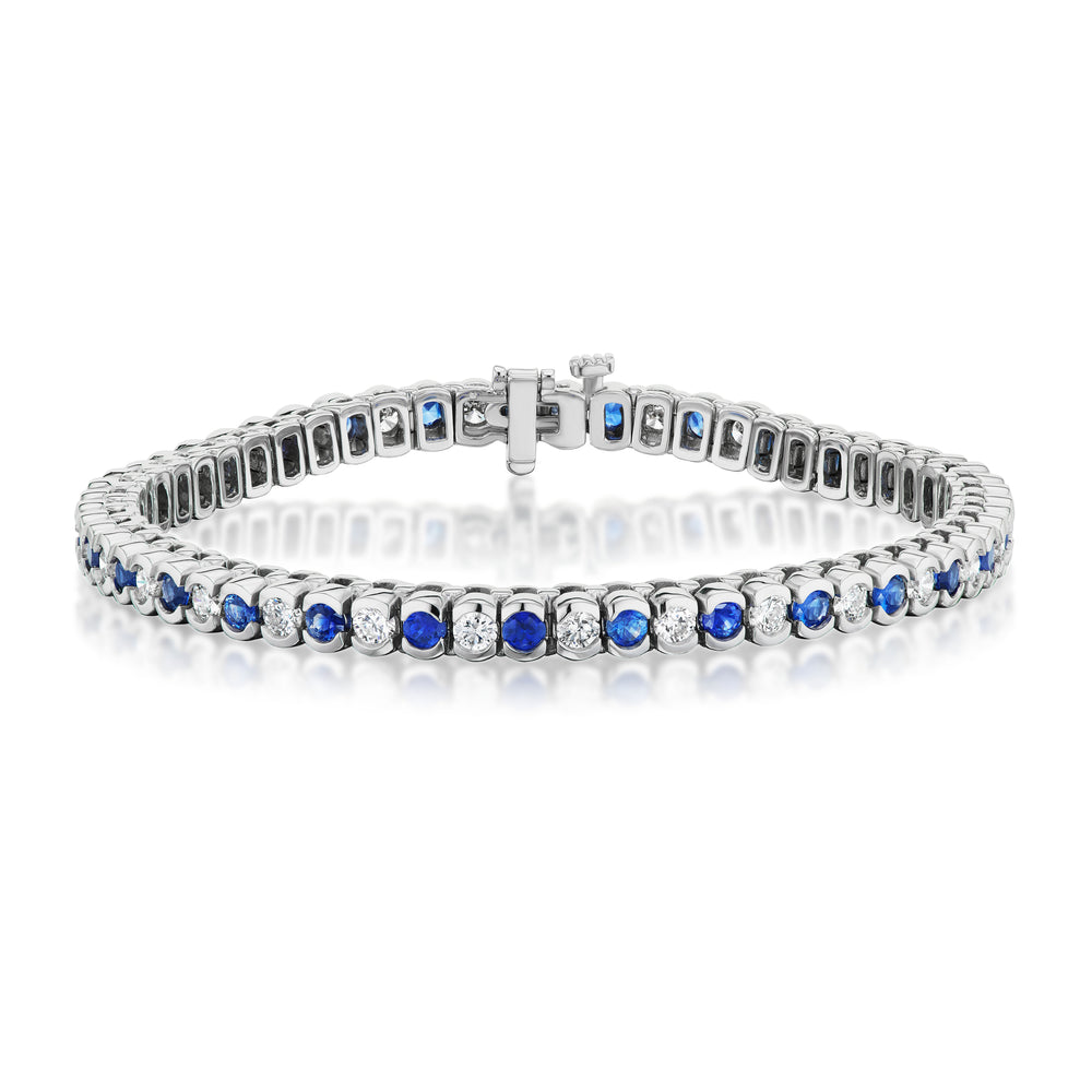 Sapphire and Diamond Bracelet