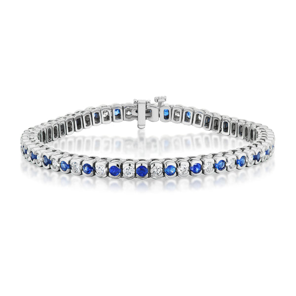 Sapphire and Diamond Bracelet