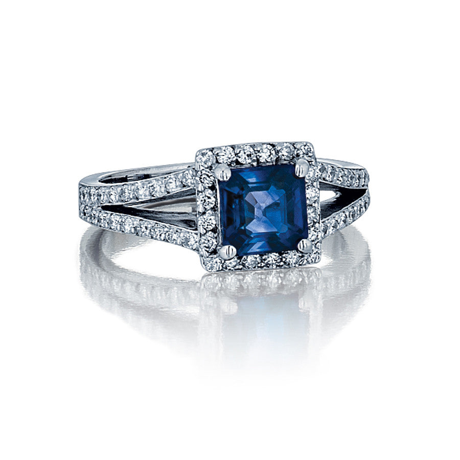 Sapphire and Diamond Ring