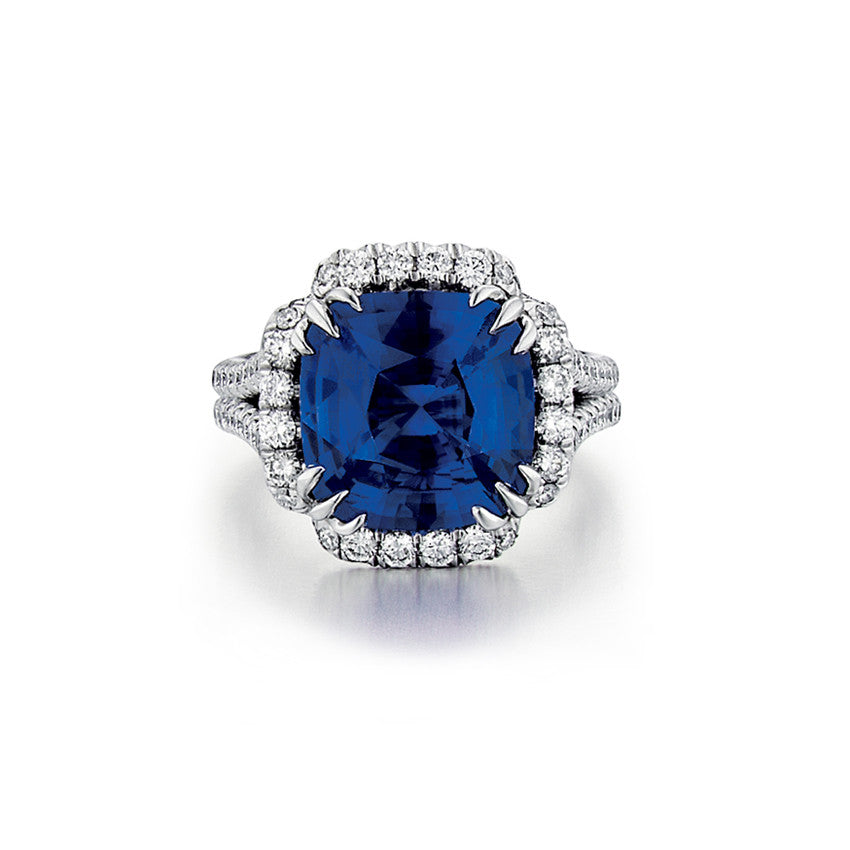 Sapphire and Diamond Ring