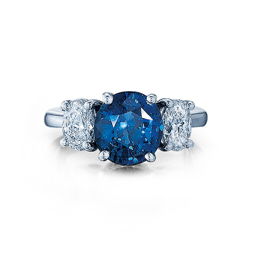 Barmakian Sapphire and Diamond Ring
