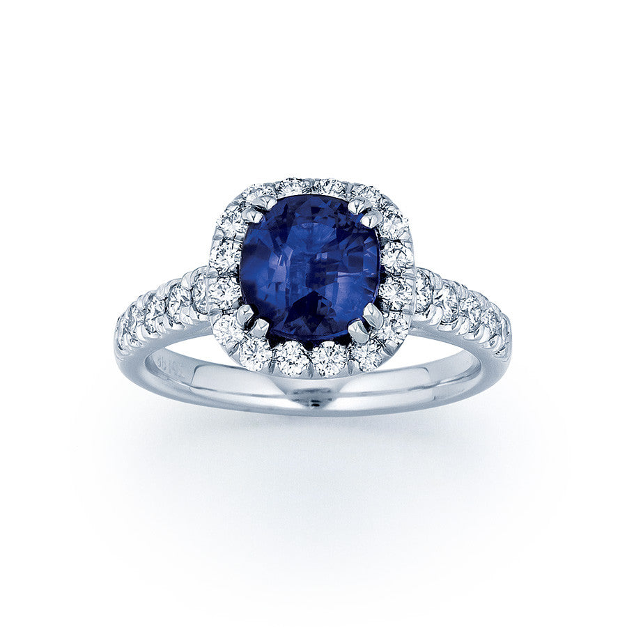 Barmakian Sapphire and Diamond Ring