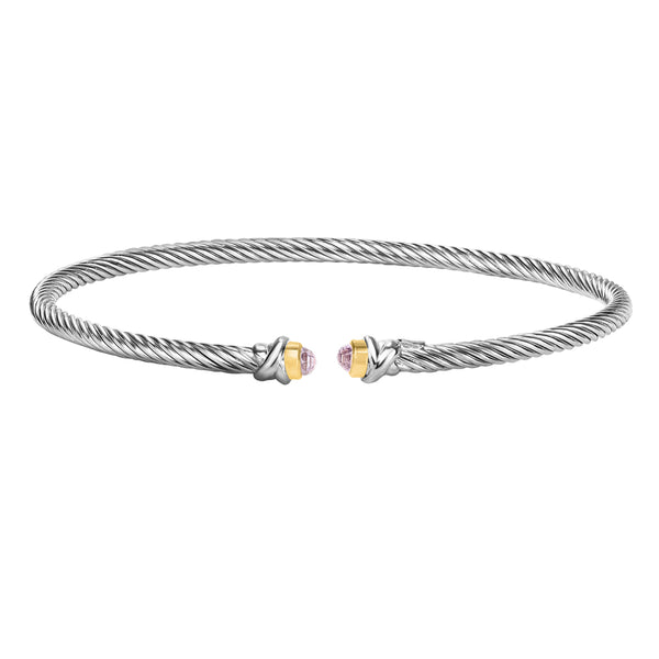 Phillip Gavriel Amethyst Cable Cuff