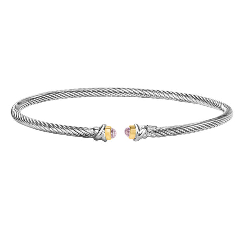 Phillip Gavriel Amethyst Cable Cuff